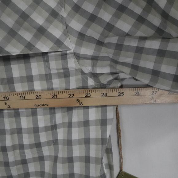 Howler Bros Shirt Mens XL Grey Pescador Tyson Plaid Zeppelin Western Pearl Snap - Picture 13 of 16